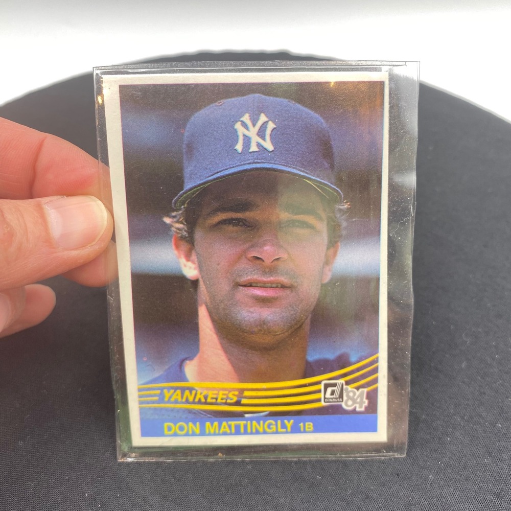 Donruss 1984 Don Mattingly Rookie Card 248 NY Yankees 1B Vintage Baseball